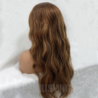 Emma | Redish Brown Balayage | 5x5" 200% HD Lace Closure Wig | Geniuswigs x Colorist [GWO07]