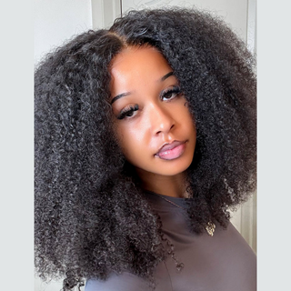 Afro Kinky Curly | 5x5 Glueless Crystal HD Lace Wigs | Wear&Go [GWC11]