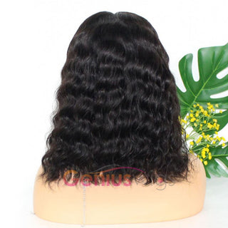 Kim Wavy | Bob 13x6 Deep Parting Human Virgin Hair Transparent Lace Wig [GWB02]