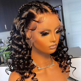 Loose Wave | 13x6 3D Fitted Gluless HD Crystal Lace Wig 100% Human Hair Wigs [GWL15]