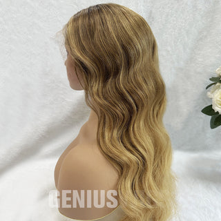 Haper | Blonde Balayage | 5x5" 200% HD Lace Closure Wig | Geniuswigs x Colorist [GWO04]