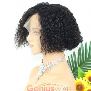 Piexie Cut Curly Bob | 13x6 Deep Parting Human Virgin Hair Wig [GWB09]