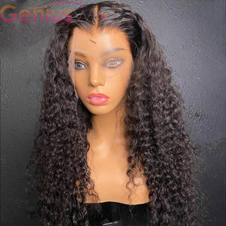 Curly | 13x6" Gluless HD Crystal Lace Human Hair Wigs [GWL04]