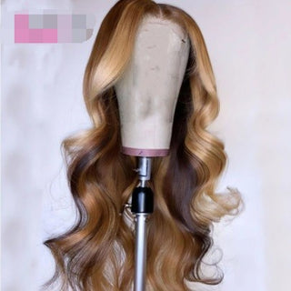 [2 Wigs=$139] 22" T-part Wavy Wig and 10" Lace Frontal Curly Bob