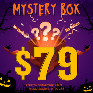 Halloween Mystery Box $79  | Human Hair Colored Wigs [GWY07]