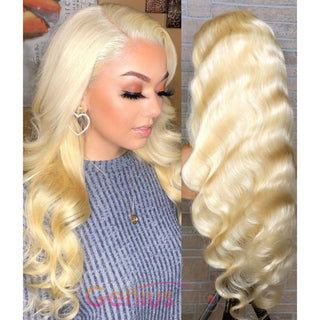 Beginner Friendly | 250% T-Part Transparent Lace 613 Blonde Body Wave