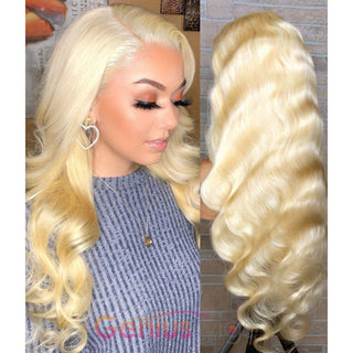 Beginner Friendly | 150% T-Part Lace 613 Blonde Body Wave Transparent Lace Wig