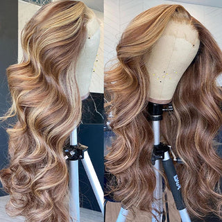 [2 Wigs=$99] 22" T-part Wave Wig and 12" Lace Frontal Straight Bob