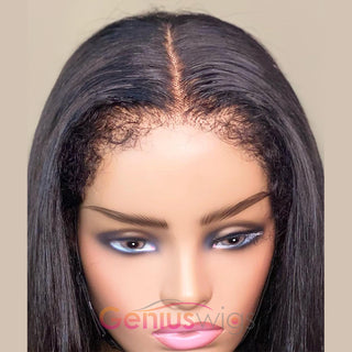 Straight | Kinky Edges Pre Plucked 13x6 Crystal Lace Front Wigs [GWE11]