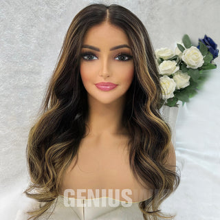 Sophia | Brunette Balayage | 5x5" 200% HD Lace Closure Wig | Geniuswigs x Colorist [GWO08]