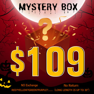 Halloween Mystery Box $109  | Human Hair Colored Wigs [GWY08]