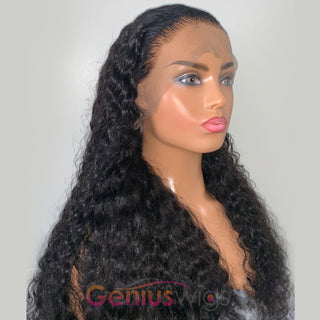 Pre-plucked 360 Frontal Wig Curl Human Virgin Hair Wig [GWT04]