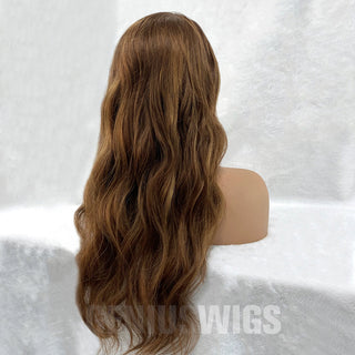Emma | Redish Brown Balayage | 5x5" 200% HD Lace Closure Wig | Geniuswigs x Colorist [GWO07]
