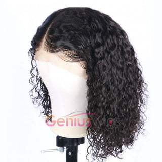 Loose Curly Bob Wig 13x6 Deep Parting Human Virgin Hair Wig [GWB05]