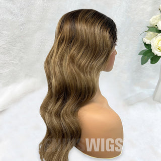 Olivia | Blonde Balayage | 5x5" 200% HD Lace Closure Wig | Geniuswigs x Colorist [GWO03]