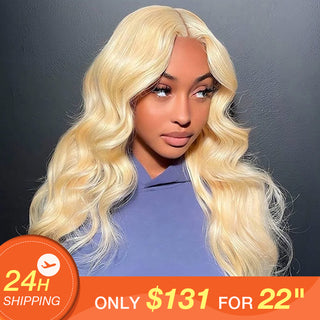 [24hr Free SHIPPING] 613 Blonde Body Wave T-Part Lace Wig Medium Cap| Flash Sale
