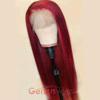 Sexy Red | Straight 13x6 Transparent Lace Wig [GWN08]