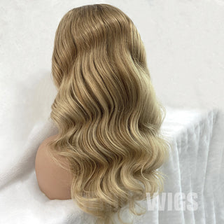 Ava | Blonde Balayage | 5x5" 200% HD Lace Closure Wig | Geniuswigs x Colorist [GWO01]