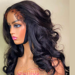 Body Wave | Kinky Edges Pre Plucked 13x6 Crystal Lace Front Wigs [GWE07]