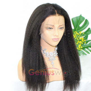 Kinky Straight | Undetectable Crystal HD Pre-plucked Full Lace Wig [GWF18]