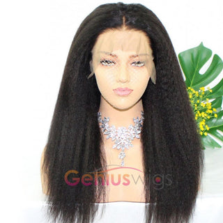 Kinky Straight | Undetectable Crystal HD Pre-plucked Full Lace Wig [GWF18]