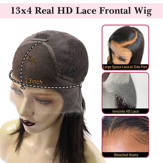 13x4 HD Crystal Lace Wig Curly Wigs [GWZ04]