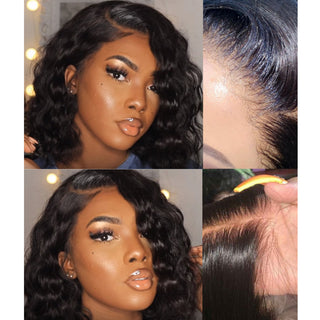 Kim Wavy | 13x6 Crystal HD Lace Bob Wig [GWBC12]