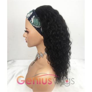 Headband Wig | Straight to Curly Wig | Beginner Friendly [GWH01]