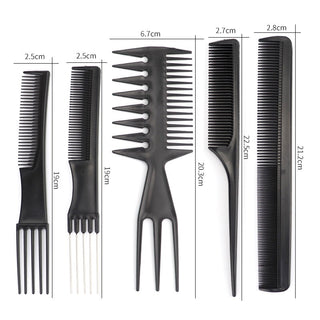 Styling Hair Comb Set | 10 pieces