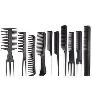 Styling Hair Comb Set | 10 pieces
