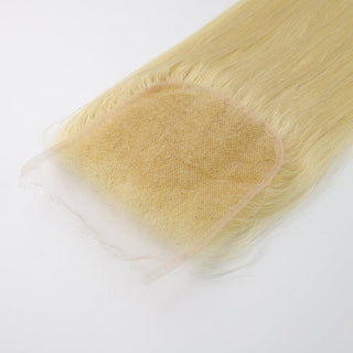 613 Blonde Straight Crystal HD Lace Closure Frontal [GWX05]