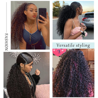 Synthetic Curly Ponytail | Drawstring Ponytail | African Ponytail Braids