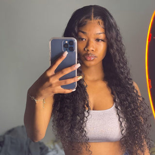 Deep Curly Wave | 5X5 Glueless Crystal Lace Wig | Wear&Go [GWC06]