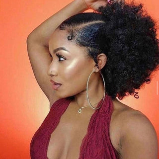 Synthetic Kinky Curly Ponytail | Fluffy Drawstring