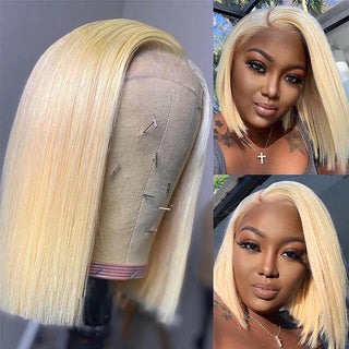 613 Blonde Bob | 5X5" Glueless Closure Wig 200% Wear & Go [GWC10]