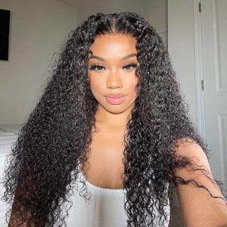 Kinky Curl | 13x6.5 Crystal HD Half Full Lace Wig [GWM11]