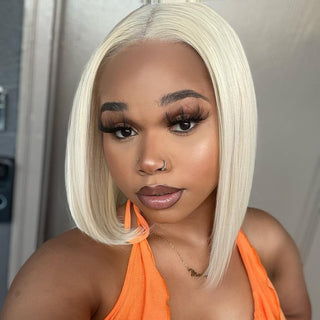 613 Blonde Bob | 5X5" Glueless Closure Wig 200% Wear & Go [GWC10]