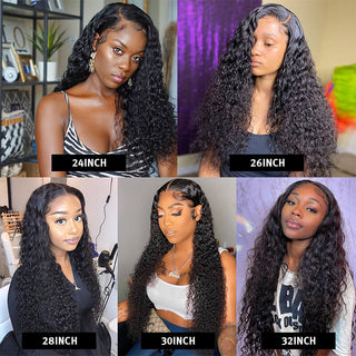 Deep Wave | Pre-plucked 360 Frontal Wig Human Virgin Hair Wig [GWT07]